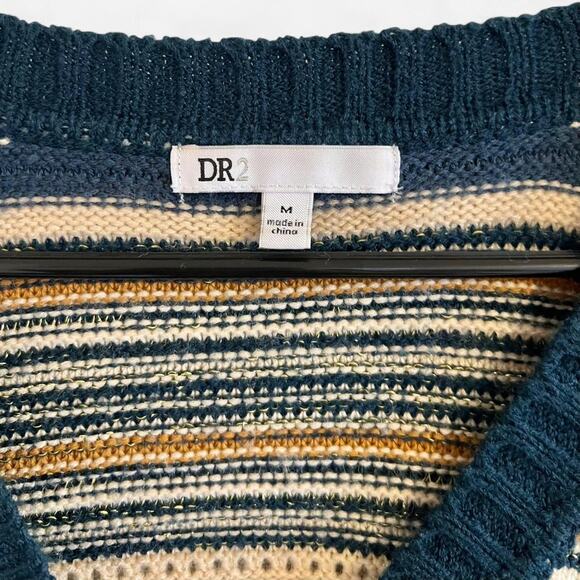 DR2 Puff Sleeve Striped Cardigan - Picture 7 of 11